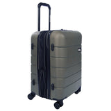 Eddie Bauer Glacier Checked 30" Luggage | Hardside | Spinner Wheels | Expandable | Lightweight | Travel Essentials - Sprig Green