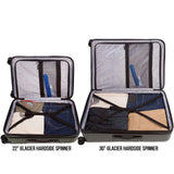 Eddie Bauer Glacier Hardside Spinner Durable PC/ABS Construction 2 - Piece Set Suitcase Luggage, Sprig