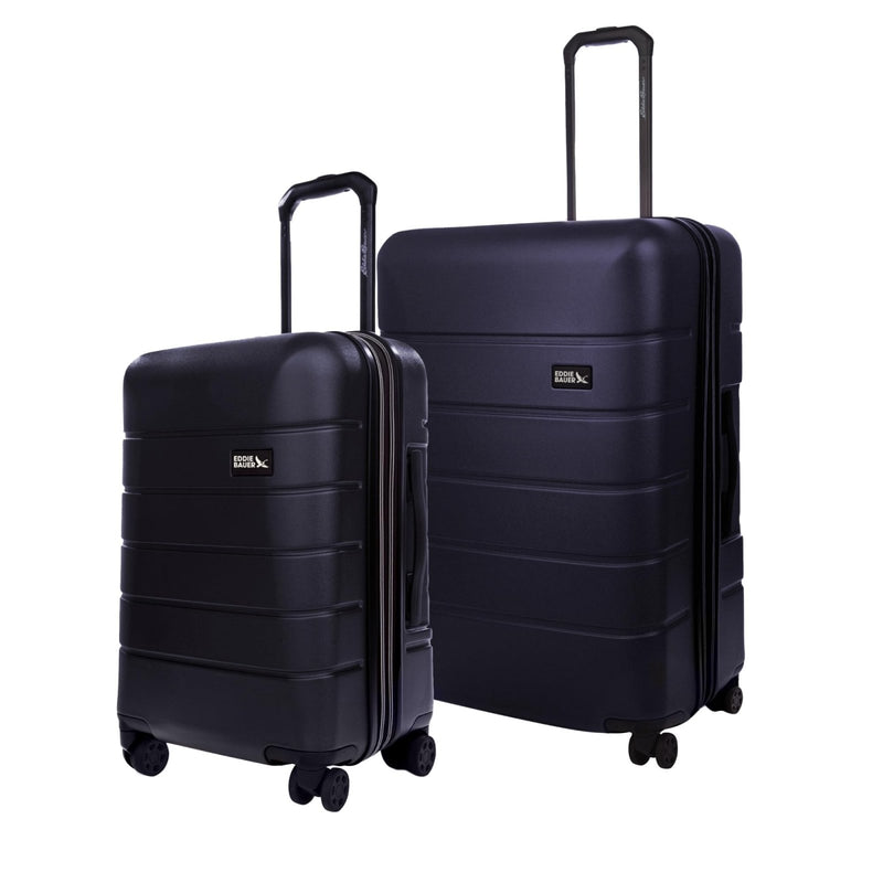 Eddie Bauer Glacier Hardside Spinner Durable PC/ABS Construction 2 - Piece Set Suitcase Luggage, Storm