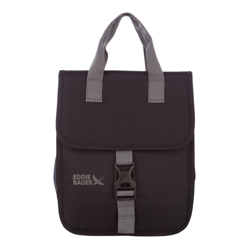 Eddie Bauer Insulated Lunch Bag | Cooler | Travel | Work | Outdoor | Reusable | Durable | Leakproof - Black | Backpacks4Less