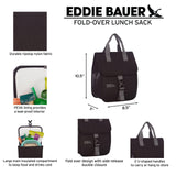 Eddie Bauer Insulated Lunch Bag | Cooler | Travel | Work | Outdoor | Reusable | Durable | Leakproof - Rain