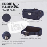 Eddie Bauer Multipurpose RFID - Blocking Lightweight Travel Waistpack Bag - Brook
