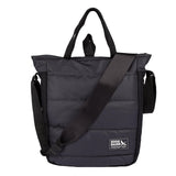 Eddie Bauer Ripstop Nylon Puffer Day Tote Bag, Everyday Carry Tote, Travel, Vacation - 7L, Carbon