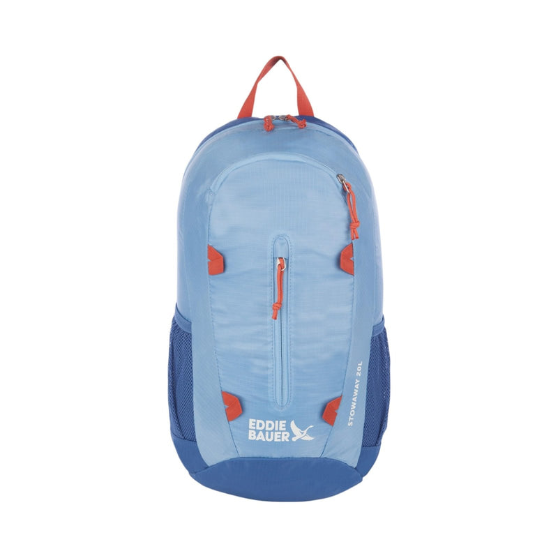 Eddie Bauer Stowaway Packable Backpack | Travel | Outdoor | Lightweight | Foldable | Durable | Ripstop Polyester | 20L - Coast Blue