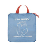 Eddie Bauer Stowaway Packable Backpack | Travel | Outdoor | Lightweight | Foldable | Durable | Ripstop Polyester | 20L - Coast Blue