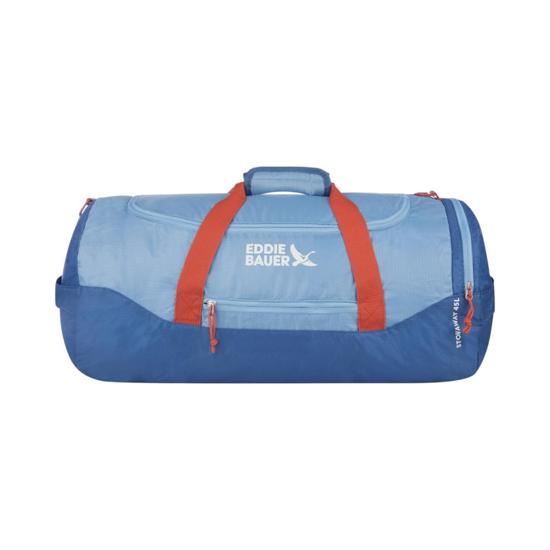 Eddie Bauer Stowaway Packable Duffel Bag | Travel | Foldable | Lightweight | Durable | Ripstop Polyester, 45L, Coast