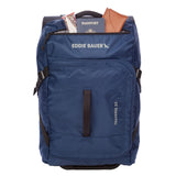 Eddie Bauer Traverse Luggage | Roller Wheels | Telescoping Handle | Travel | Vacation | Ripstop Nylon - Medium Indigo, 22"