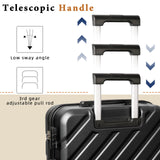 Eeeza Luggage Sets 5 Piece,Suitcases with Wheels, Hard Case Luggage with Detachable Spinner Wheels,Carry On Luggage Set (5 Piece Sets (20"/24"/28"/DB/TB))