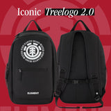 Element Backpack, 15 Inch Laptop Bag, Padded Computer Bag for Commute or Travel, Black