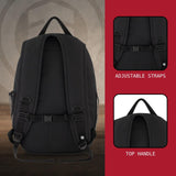 Element Backpack, 15 Inch Laptop Bag, Padded Computer Bag for Commute or Travel, Black
