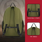 Element Backpack, 15 Inch Laptop Bag, Padded Computer Bag for Commute or Travel, Green