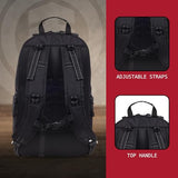 Element Backpack, Durable Travel and Skate Bag, Multiple Compartments, Adjustable Straps, Bungee Cord System, Unisex, Black