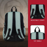 Element Backpack, Vertical Logo Skate Pack, Multi - Compartment Storage, Reflective Bungee Cord, Sage