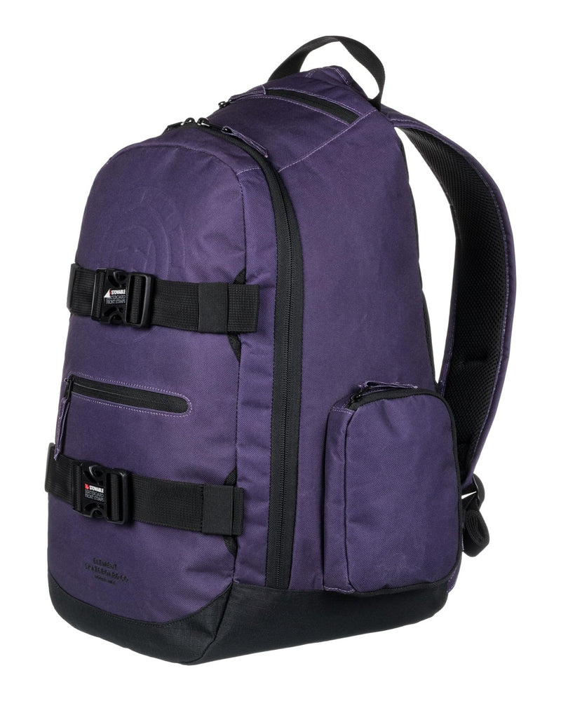 Element Men's Mohave Backpack - Lightweight Bookbag - With Skate Straps, Grape 2.0