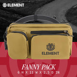 Element Posse Hip Pack, Fanny Pack Crossbody Belt Bag for Men and Women, Khaki