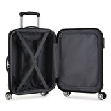 Elite Luggage Expandable Hardside Spinner Luggage,TSA Lock, Burgundy, 3 - Piece