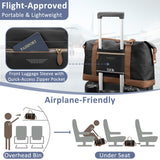 ELONGRIVER Travel Duffle Bag for Women, Weekender Bags, Hospital Bag for Labor Delivery, Lightweight Tote Duffel Overnight Bag with Luggage Sleeve, Airplane Travel Bags with Toiletry Bag, Large, Black