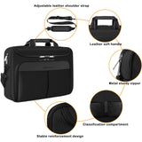 Enkinil 17 inch Waterproof Protective Laptop Messenger Briefcase with Adjustable Shoulder Strap, Men Women Travel/Business Bag Compatible with HP ZBook,ThinkPad,DELL Inspiron