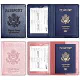 Eoehro Passport Holder for Travel Essentials - 2Pack, Passport Wallet Cover Case for Travel Must Haves Accessories,Passport Book Holders for Women and Men
