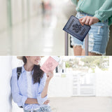 Eoehro Passport Holder for Travel Essentials - 2Pack, Passport Wallet Cover Case for Travel Must Haves Accessories,Passport Book Holders for Women and Men