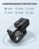 EPICKA Universal Travel Adapter, International Plug Adapter Wall Charger with 20W USB - C PD & USB - A QC, All - in - One Pocket Size Adapter for USA EU UK AUS (Pocket 111, Black)