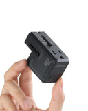 EPICKA Universal Travel Adapter, International Plug Adapter Wall Charger with 20W USB - C PD & USB - A QC, All - in - One Pocket Size Adapter for USA EU UK AUS (Pocket 111, Black)
