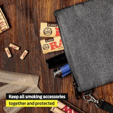 Epulse Small Smell Proof Bag - Odor Proof Bags Container - No Smell Scent Stash Pouch - Smellproof Bag Carbon Lined (Gray - 6x4 inch)