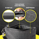 Epulse Small Smell Proof Bag - Odor Proof Bags Container - No Smell Scent Stash Pouch - Smellproof Bag Carbon Lined (Gray - 6x4 inch)