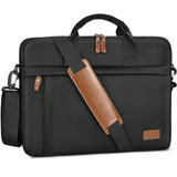 ESTARER Laptop Bag 17-17.3 Inch, Computer Bags for Men Water-resistant Nylon Laptop Case Slim Laptop Sleeve Fits Hp/Dell/Asus/Lenovo/Acer, Black