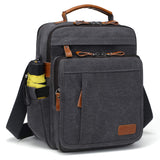 ESTARER Mens Medium Messenger Bag for 13.3'' laptop, Water-resistant Vertical 12.9'' Shoulder Bag Tablet Carry Case