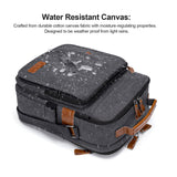 ESTARER Mens Medium Messenger Bag for 13.3'' laptop, Water - resistant Vertical 12.9'' Shoulder Bag Tablet Carry Case