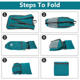 Esup 15L Lightweight Foldable Hiking Backpack for Women Men (Green)