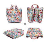 ESVAN Diaper Tote Bag Totepack Backpack Crossbody Bag 3 in 1 for Women Laptop Backpack Multifunctional with Insulated Pockets
