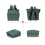 ESVAN Diaper Tote Bag Totepack Backpack Crossbody Bag 3 in 1 for Women Laptop Backpack Multifunctional with Insulated Pockets (Corduroy Dark Green Moon)