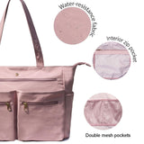 ESVAN Weekender Bag Carry On Bag Overnight Tote Travel Duffle with 13 Pockets for Travel,Work，Gym,Beach,Teacher,Nurse