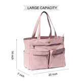 ESVAN Weekender Bag Carry On Bag Overnight Tote Travel Duffle with 13 Pockets for Travel,Work，Gym,Beach,Teacher,Nurse