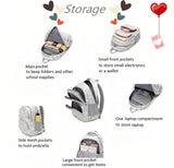 ETAISHOW Daisy - Print Backpack Set for Girls Kids Bookbag for Elementary School 3Pcs School Bag with Lunch Bag