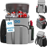 Everlasting Comfort Insulated Backpack Cooler - 54 Cans, 24 Hour Cooling, Wider Straps, Lightweight Leak Proof Liner, Portable Cooler Backpack Bag for Men Women Beach Picnic Travel Lunch Camping