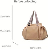Everyday Bag Tote for Women Large Capacity with 15 Compartments Travel Work Shoulder Bag Convertible Diaper Backpack Organizer Water - Resistant Lay - Flat Hospital Essentials for Teacher Work Daily Use
