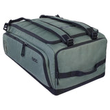 EVOC Gear Bag 55L Olive - Water - Repellent, Durable Cycling Travel Bag with Waterproof Separation Elements, Convertible Backpack Design, Spacious Organizer Compartments, Shoe and Clothing Divider, Idea