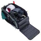 EVOC Gear Bag 55L Olive - Water - Repellent, Durable Cycling Travel Bag with Waterproof Separation Elements, Convertible Backpack Design, Spacious Organizer Compartments, Shoe and Clothing Divider, Idea