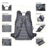 EXCELLENT ELITE SPANKER Military Tactical Backpack Detachable Backpack Quickly Turns into Outdoor Vest(Grey)