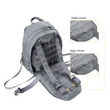 EXCELLENT ELITE SPANKER Military Tactical Backpack Detachable Backpack Quickly Turns into Outdoor Vest(Grey)