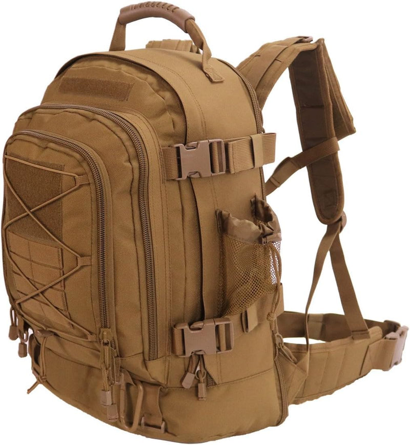 Expandable 40 - 64L Military Tactical Backpack 3 Day Bag Hiking Gym Sport Camping
