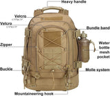 Expandable 40 - 64L Military Tactical Backpack 3 Day Bag Hiking Gym Sport Camping