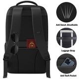 Expandable Travel Backpack, Business Laptop Backpack,Commute Backpack with USB Charging Port fit 15.6 Inch Laptop