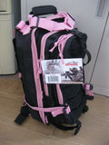 Explorer B3 - PinkExplorer Tactical 72 Hours Combat Rucksack 17 Inch Backpack - Black with Pick Stripes, Black with Pink Strips, 17" X 9" X 11"