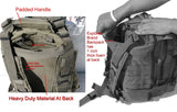 Explorer B3 - PinkExplorer Tactical 72 Hours Combat Rucksack 17 Inch Backpack - Black with Pick Stripes, Black with Pink Strips, 17" X 9" X 11"