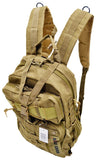 Explorer B8 - CT Tactical Hydration Pack Ready Backpack with Molle & Chest Strap, Tan, 17x 10 x 6