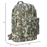 Explorer Backpack, ACU Camo, 7 x 12 x 6 - Inch